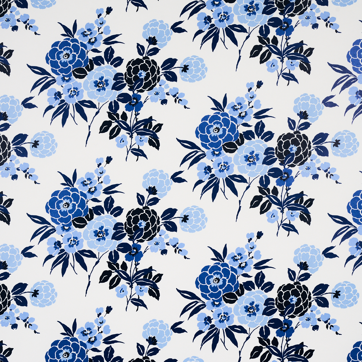 Valentina Floral - Blues Wallpapers | Schumacher